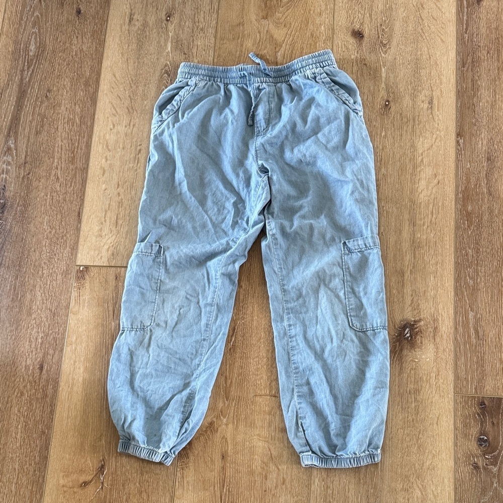 GAP | Pale Blue Denim Cargo Joggers | size XL